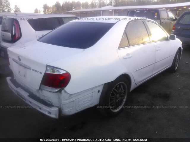 JTDBE30K453018696 - 2005 TOYOTA CAMRY LE/XLE/SE 白色 照片 4