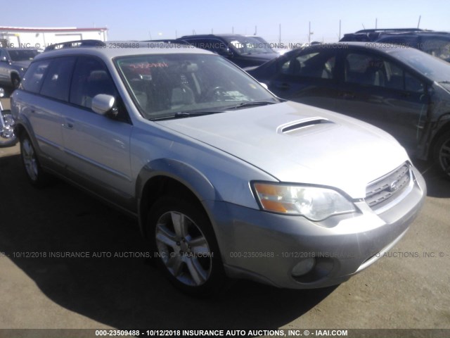 4S4BP67CX64350515 - 2006 SUBARU LEGACY OUTBACK 2.5 XT LIMITED SILVER photo 1