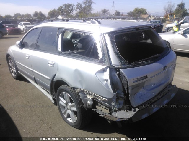 4S4BP67CX64350515 - 2006 SUBARU LEGACY OUTBACK 2.5 XT LIMITED SILVER photo 3