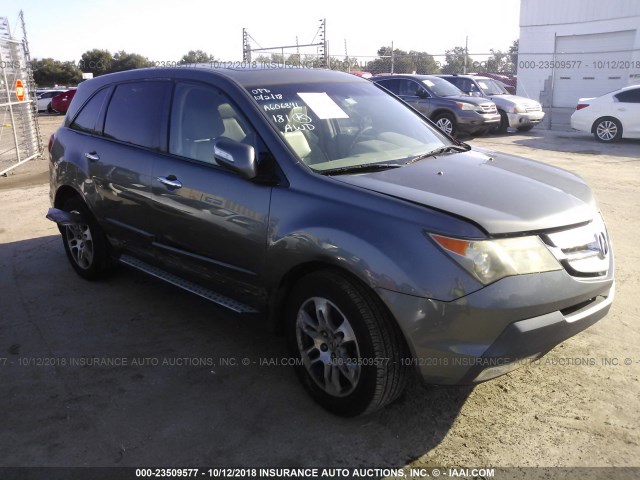 2HNYD28408H519061 - 2008 ACURA MDX TECHNOLOGY GRAY photo 1