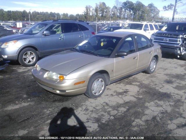 1G8ZH5287YZ248036 - 2000 SATURN SL1 BEIGE photo 2