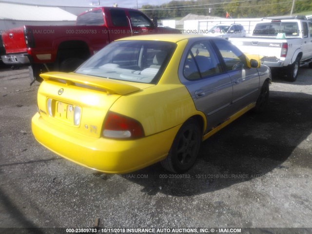 3N1AB51D43L716584 - 2003 NISSAN SENTRA SE-R SPEC V YELLOW photo 4