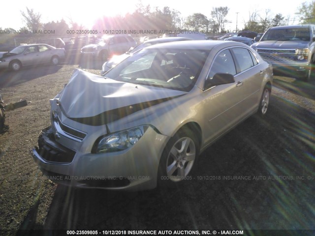 1G1ZB5EB8AF143455 - 2010 CHEVROLET MALIBU LS 棕色 照片 2