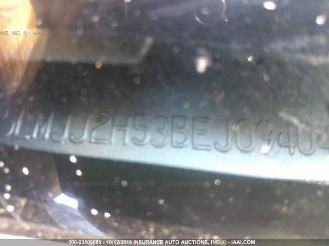 5LMJJ2H53BEJ09404 - 2011 LINCOLN NAVIGATOR 银色 照片 9