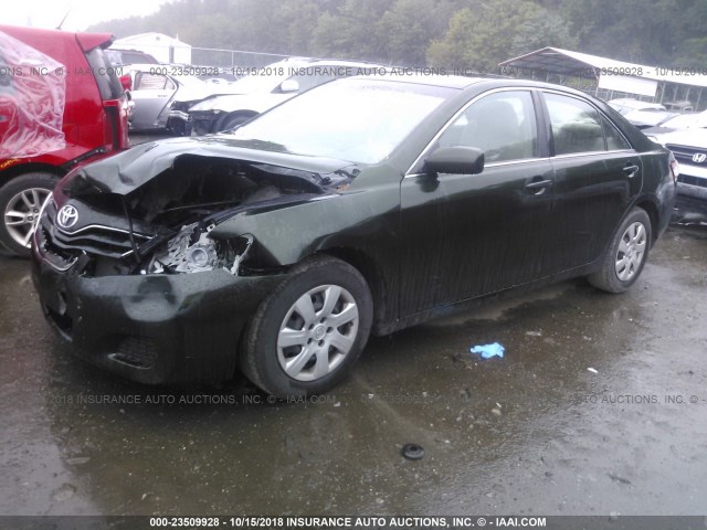 4T1BF3EK2AU517681 - 2010 TOYOTA CAMRY SE/LE/XLE მწვანე ფოტო 2