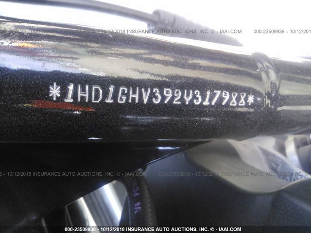 1HD1GHV392Y317988 - 2002 HARLEY-DAVIDSON FXD BLACK photo 10