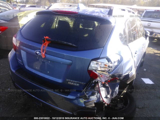 JF2GPANCXH8209649 - 2017 SUBARU CROSSTREK LIMITED BLUE photo 4