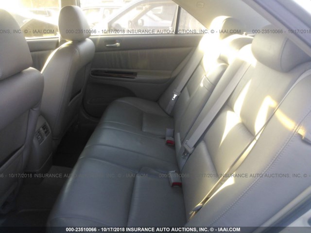 4T1BE30K33U720463 - 2003 TOYOTA CAMRY LE/XLE/SE 银色 照片 8