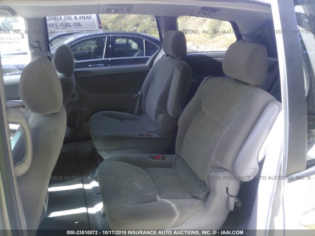 5TDZA22C34S167978 - 2004 TOYOTA SIENNA XLE/XLE LIMITED SILVER photo 8