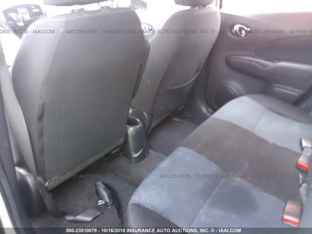 3N1CE2CP4GL383976 - 2016 NISSAN VERSA NOTE S/S PLUS/SV/SL/SR SILVER photo 8