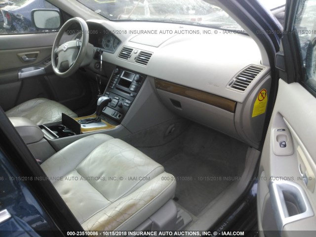 YV1CM59H241105382 - 2004 VOLVO XC90 BLUE photo 5