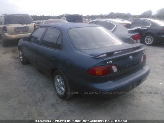 2T1BR12EXWC020297 - 1998 TOYOTA COROLLA VE/CE/LE 蓝色 照片 3