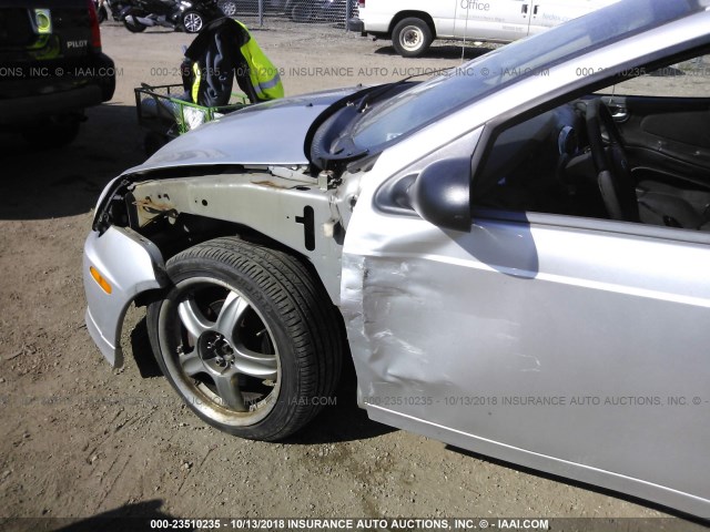 1B3ES66S44D501520 - 2004 DODGE NEON SRT-4 SILVER photo 6