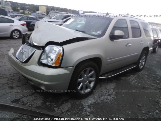 1GKS2EEF8DR359647 - 2013 GMC YUKON DENALI GOLD photo 2