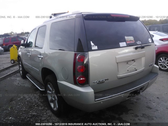 1GKS2EEF8DR359647 - 2013 GMC YUKON DENALI GOLD photo 3