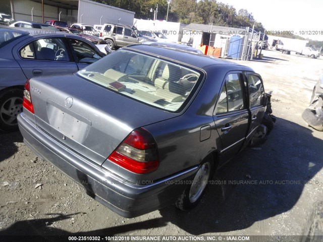 WDBHA29G6WA598883 - 1998 MERCEDES-BENZ C 280 GRAY photo 4