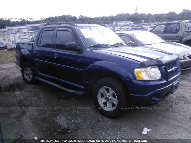 1FMZU77K65UA43202 - 2005 FORD EXPLORER SPORT TR  BLUE photo 1