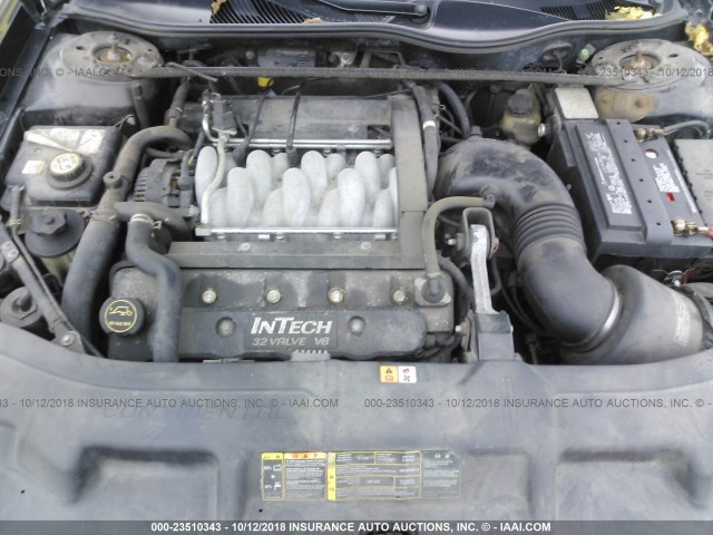 1LNHM97V92Y627437 - 2002 LINCOLN CONTINENTAL  Қара фото 10