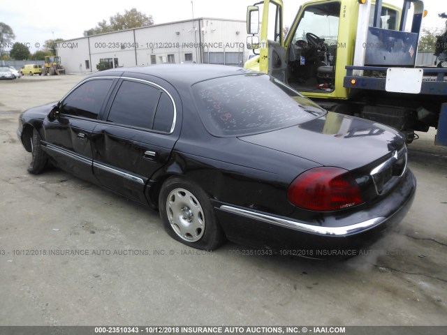 1LNHM97V92Y627437 - 2002 LINCOLN CONTINENTAL  Қара фото 3