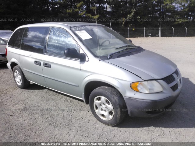 1D4GP25B73B279779 - 2003 DODGE CARAVAN SE SILVER photo 1