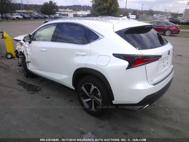 JTJBARBZ4J2161783 - 2018 LEXUS NX 300/BASE/F SPORT WHITE photo 3