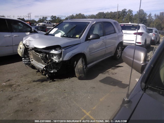 2CNDL037896232847 - 2009 CHEVROLET EQUINOX SPORT SILVER photo 2