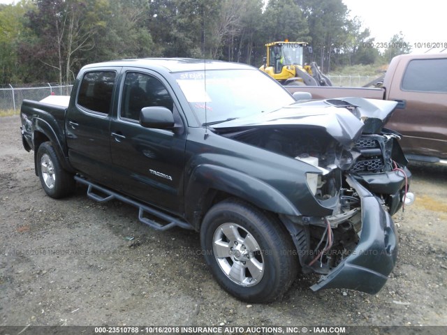 5TFLU4ENXBX013474 - 2011 TOYOTA TACOMA DOUBLE CAB 绿色 照片 1
