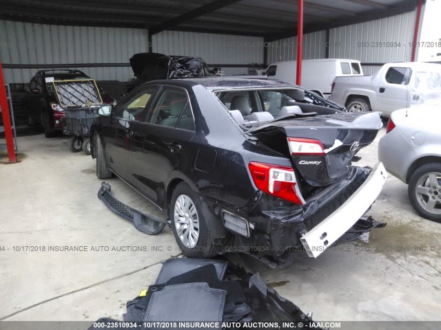 4T4BF1FKXER374509 - 2014 TOYOTA CAMRY L/SE/LE/XLE 黑色 照片 3