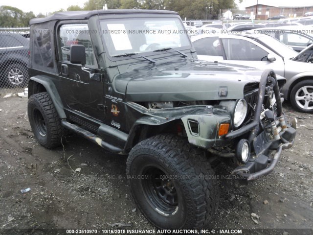 1J4FY49S7WP778126 - 1998 JEEP WRANGLER / TJ SAHARA GREEN photo 1