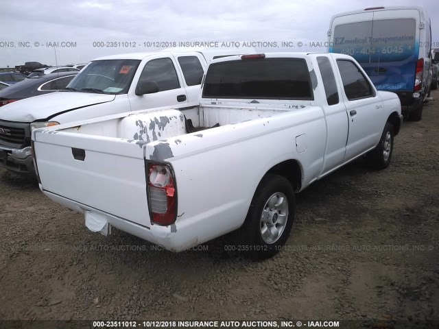 1N6DD26S9WC367994 - 1998 NISSAN FRONTIER KING CAB XE/KING CAB SE WHITE photo 4