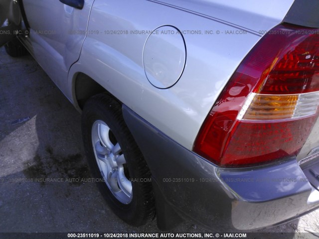 KNDJE723X87497843 - 2008 KIA SPORTAGE EX/LX SILVER photo 6