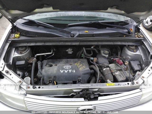 JTLKT324554020931 - 2005 TOYOTA SCION XB Сұр фото 10