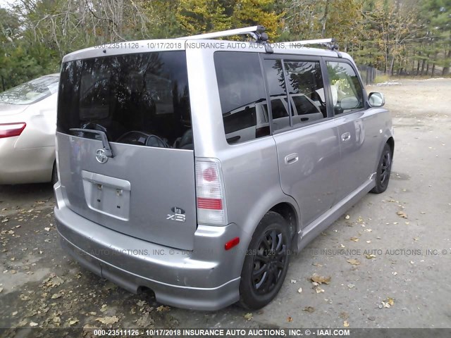 JTLKT324554020931 - 2005 TOYOTA SCION XB Сұр фото 4