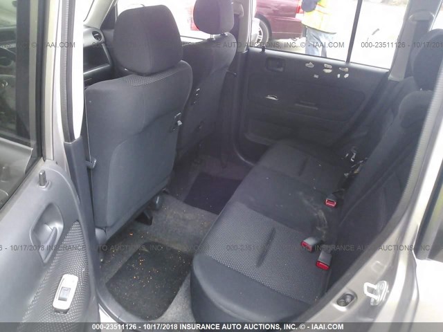 JTLKT324554020931 - 2005 TOYOTA SCION XB Сұр фото 8