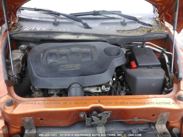 3GNDA13D77S554939 - 2007 CHEVROLET HHR LS Naranja foto 10