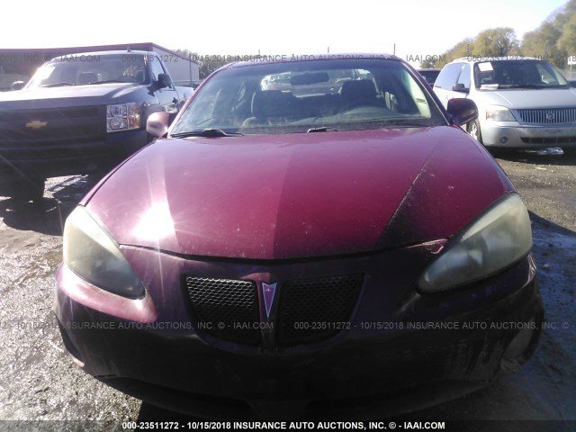 2G2WP522751343793 - 2005 PONTIAC GRAND PRIX წითელი ფოტო 6