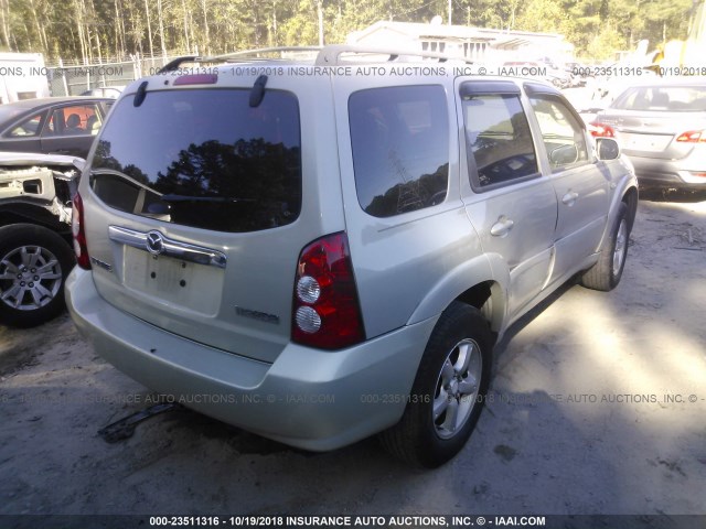 4F2CZ04185KM60766 - 2005 MAZDA TRIBUTE S GOLD photo 4