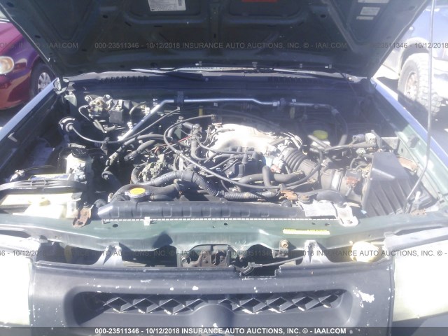 5N1ED28Y5YC568783 - 2000 NISSAN XTERRA XE/SE GREEN photo 10