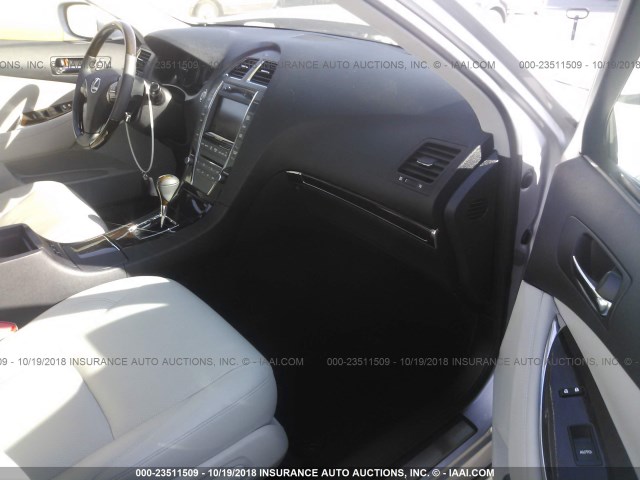 JTHBK1EG7A2402536 - 2010 LEXUS ES 350 SILVER photo 5