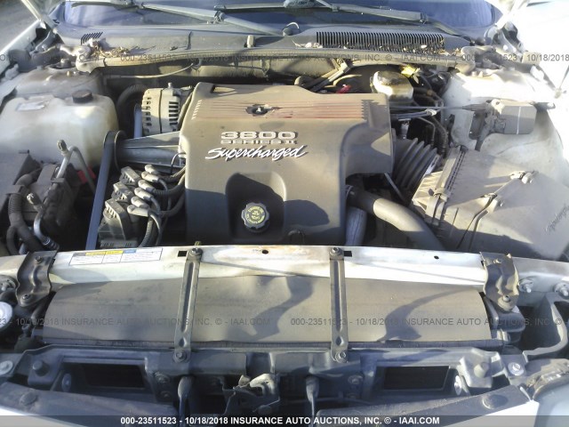 1G2HZ5416Y4272599 - 2000 PONTIAC BONNEVILLE SSEI WHITE photo 10