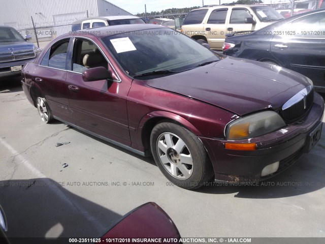 1LNHM86S72Y684124 - 2002 LINCOLN LS 勃艮第红 照片 1