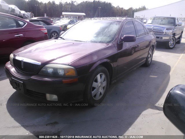1LNHM86S72Y684124 - 2002 LINCOLN LS 勃艮第红 照片 2