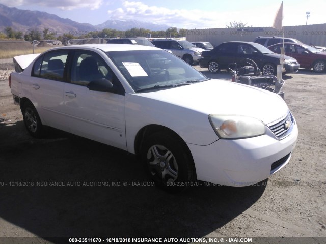 1G1ZS58F67F232500 - 2007 CHEVROLET MALIBU LS Ağ foto 1