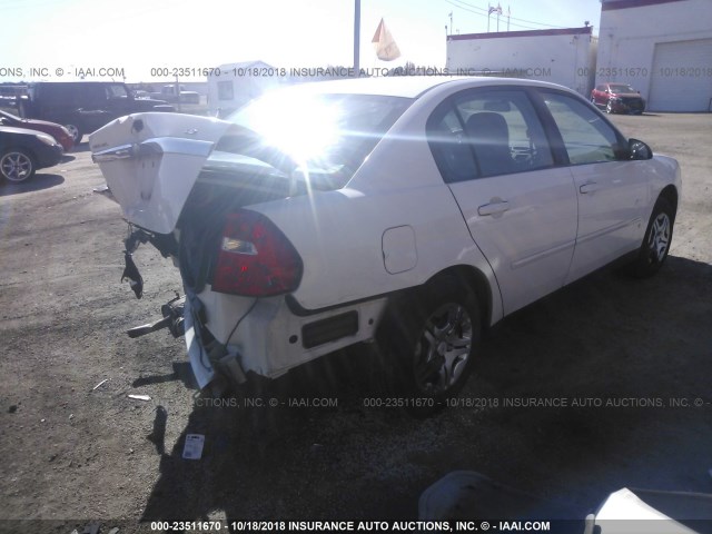 1G1ZS58F67F232500 - 2007 CHEVROLET MALIBU LS Ağ foto 4