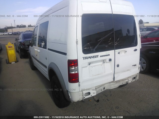 NM0KS9BN6DT170039 - 2013 FORD TRANSIT CONNECT XLT WHITE photo 3