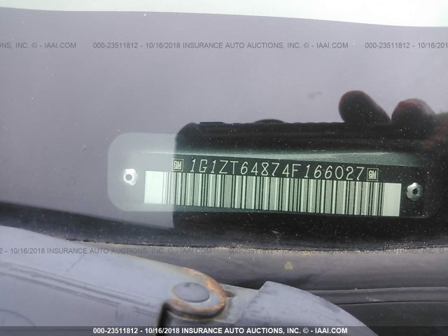 1G1ZT64874F166027 - 2004 CHEVROLET MALIBU MAXX LS GRAY photo 9