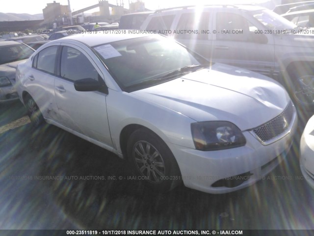 4A32B2FF6BE023831 - 2011 MITSUBISHI GALANT FE WHITE photo 1