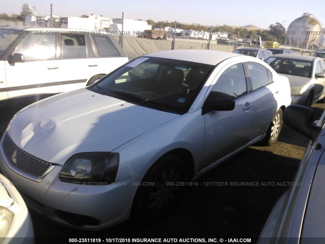 4A32B2FF6BE023831 - 2011 MITSUBISHI GALANT FE WHITE photo 2