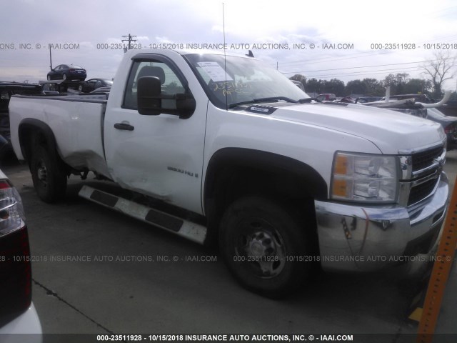 1GCHC24K08E128240 - 2008 CHEVROLET SILVERADO C2500 HEAVY DUTY WHITE photo 1