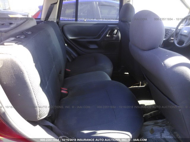 1J4GX48N44C436527 - 2004 JEEP GRAND CHEROKEE LAREDO/COLUMBIA/FREEDOM RED photo 8